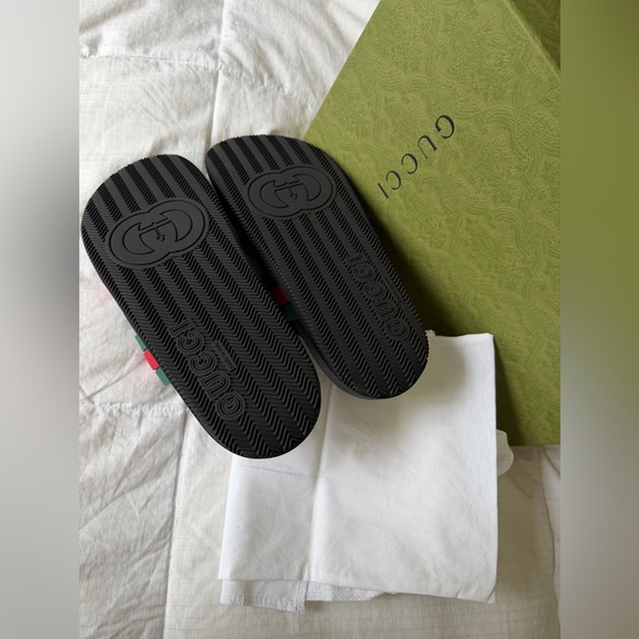 Gucci 100% Authentic Men Slides US Size 10 - Picture 6 of 9